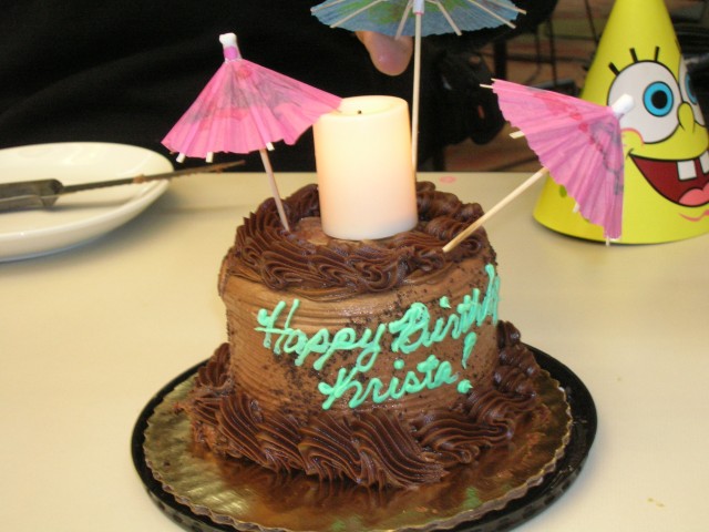 Birthday cake for Krista